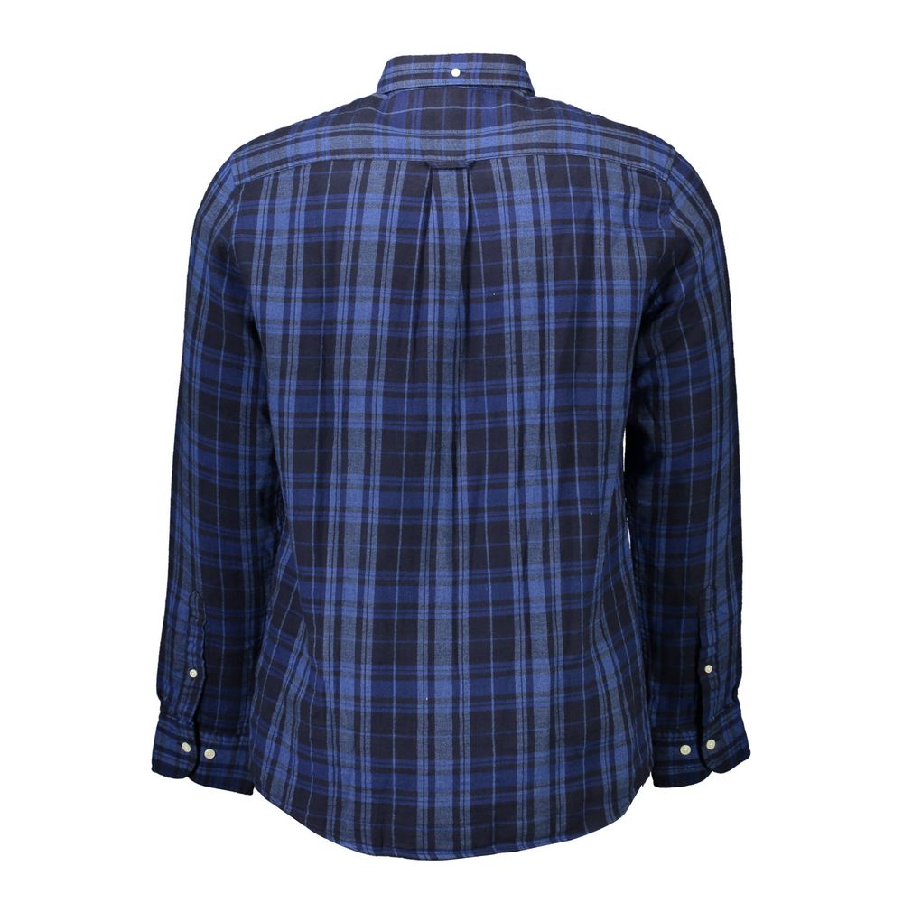 Gant Blue Cotton Men Shirt - S