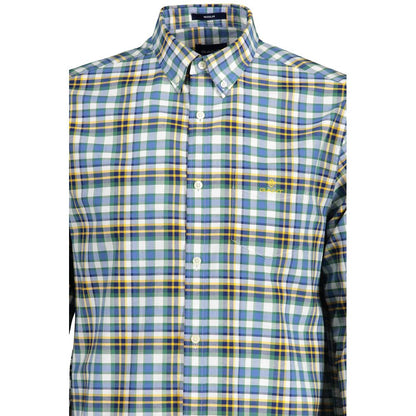 Gant Blue Cotton Mens Shirt - S