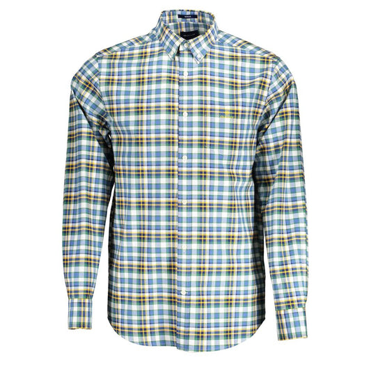 Gant Blue Cotton Mens Shirt - S