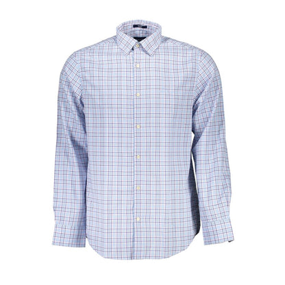 Gant Light Blue Cotton Men Shirt - S