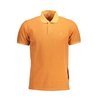 Gant Orange Cotton Men Polo - S