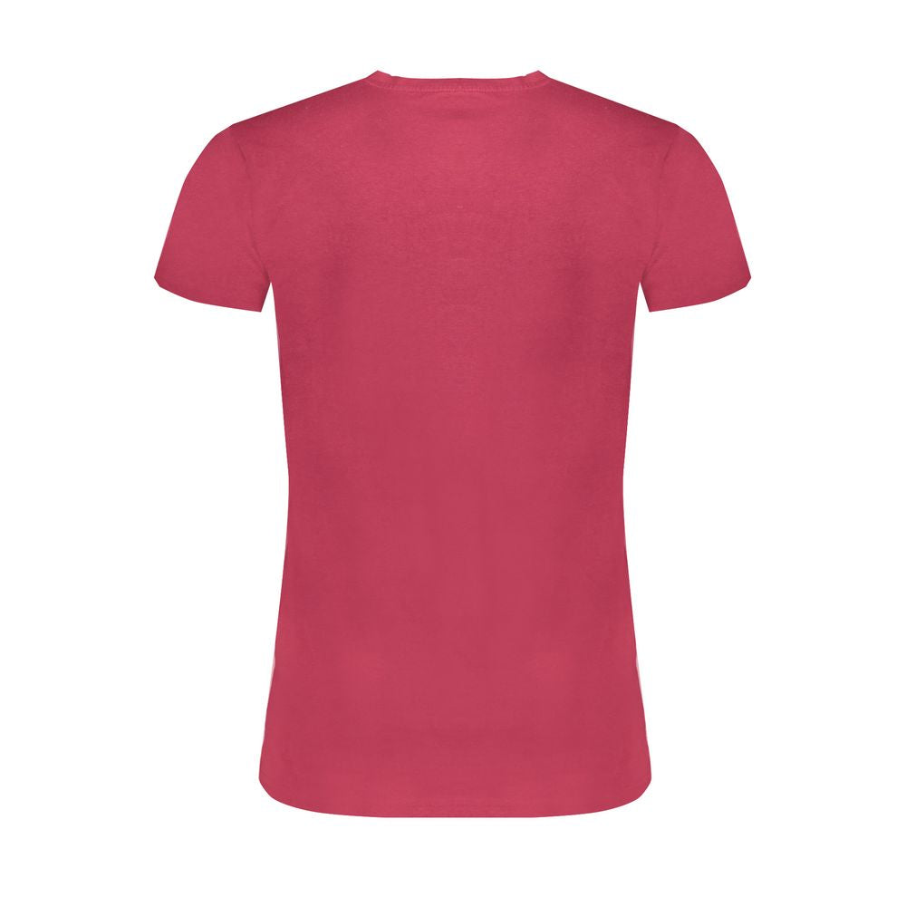 Gaudi Red Cotton T-Shirt - S