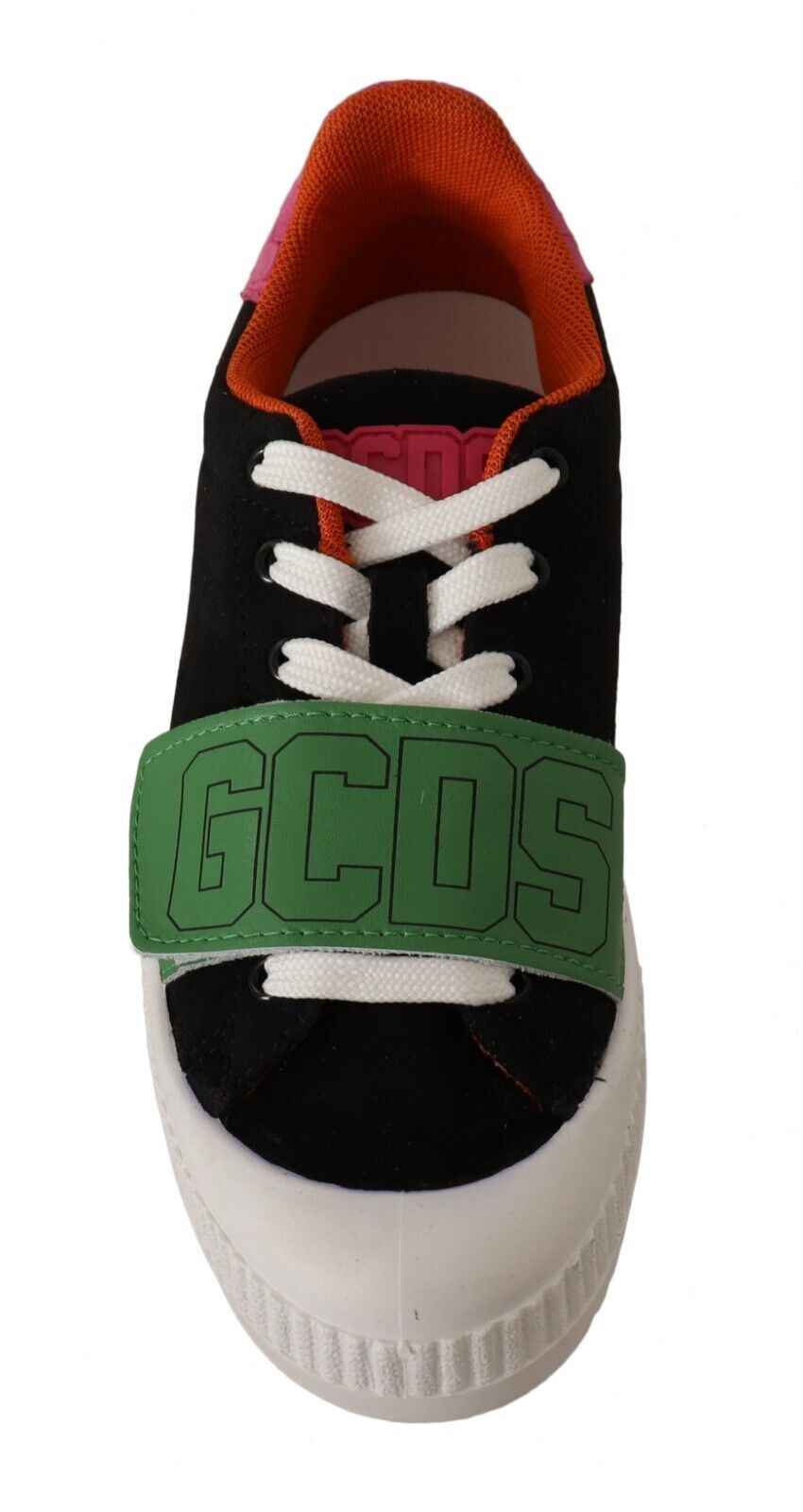 GCDS Stylish Multicolor Low Top Lace-Up Sneakers - EU38/US7.5