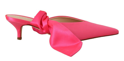 GIA COUTURE Chic Pink Kitten Heels for Elegant Evenings - EU36/US5.5