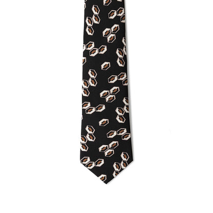 Giorgio Armani Black Silk Ties & Bowty - One Size