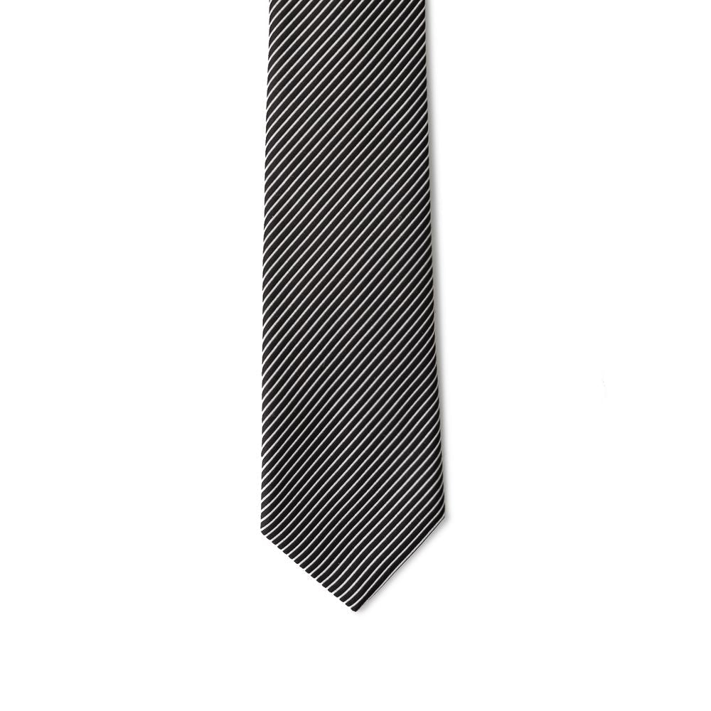 Giorgio Armani Black Silk Ties & Bowty - One Size