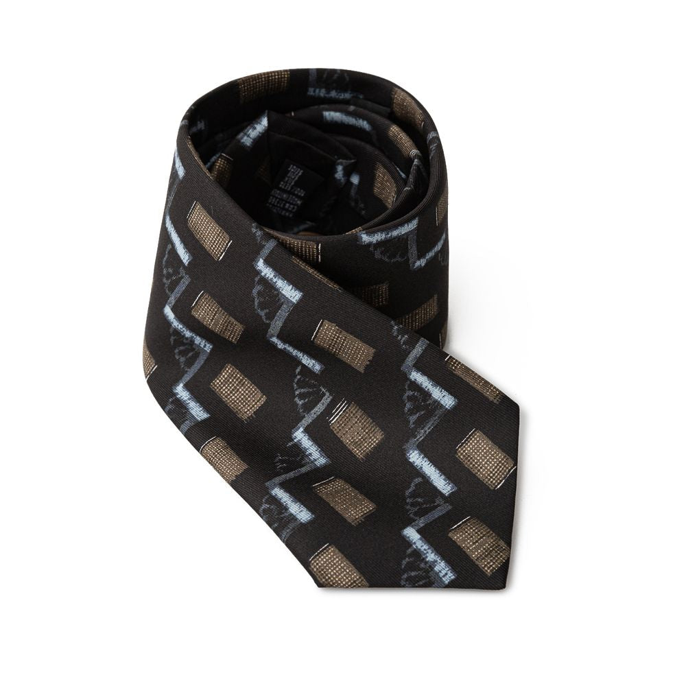 Giorgio Armani Black Silk Ties & Bowty - One Size