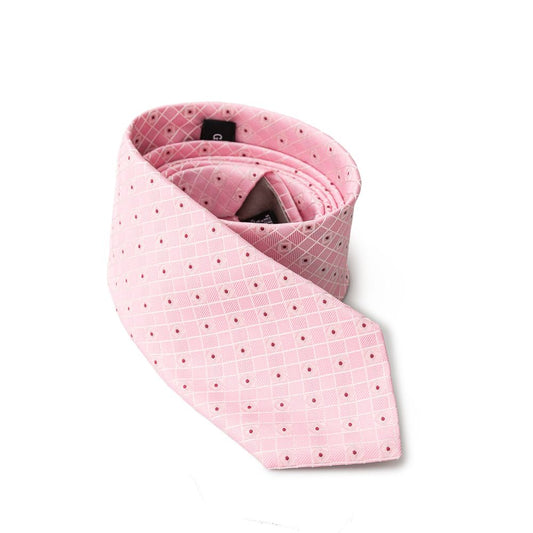 Giorgio Armani Pink Silk Ties & Bowty - One Size