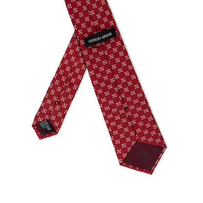 Giorgio Armani Red Silk Ties & Bowty - One Size