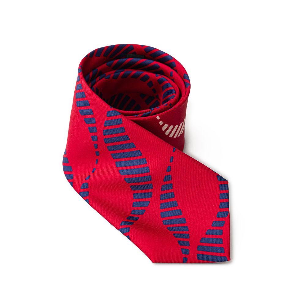 Giorgio Armani Red Silk Ties & Bowty - One Size