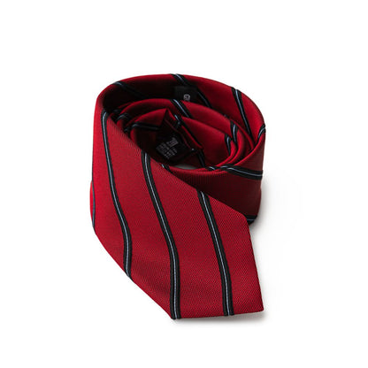 Giorgio Armani Red Silk Ties & Bowty - One Size