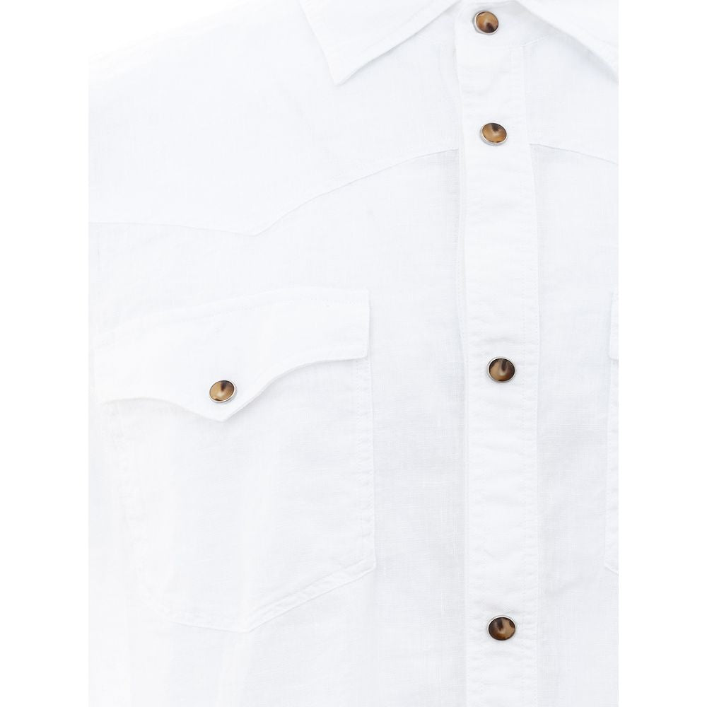 Gran Sasso Linen Elegance Shirt - IT50 | L