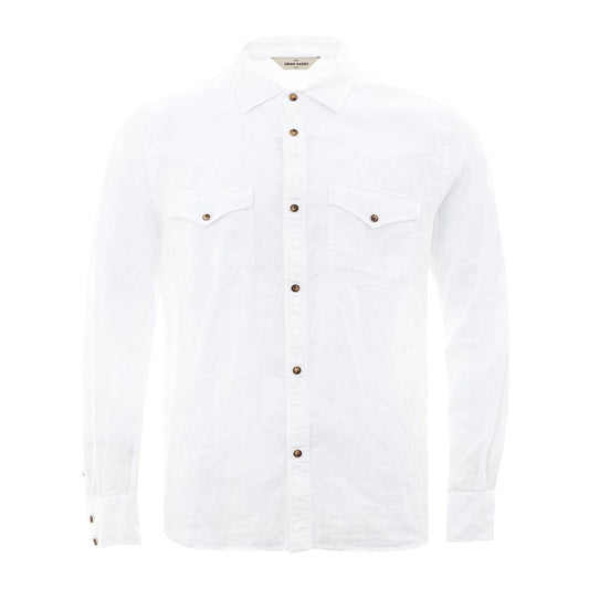 Gran Sasso Linen Elegance Shirt - IT50 | L