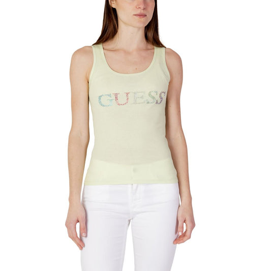 Guess Green Cotton Tops & T-Shirt - IT42|M