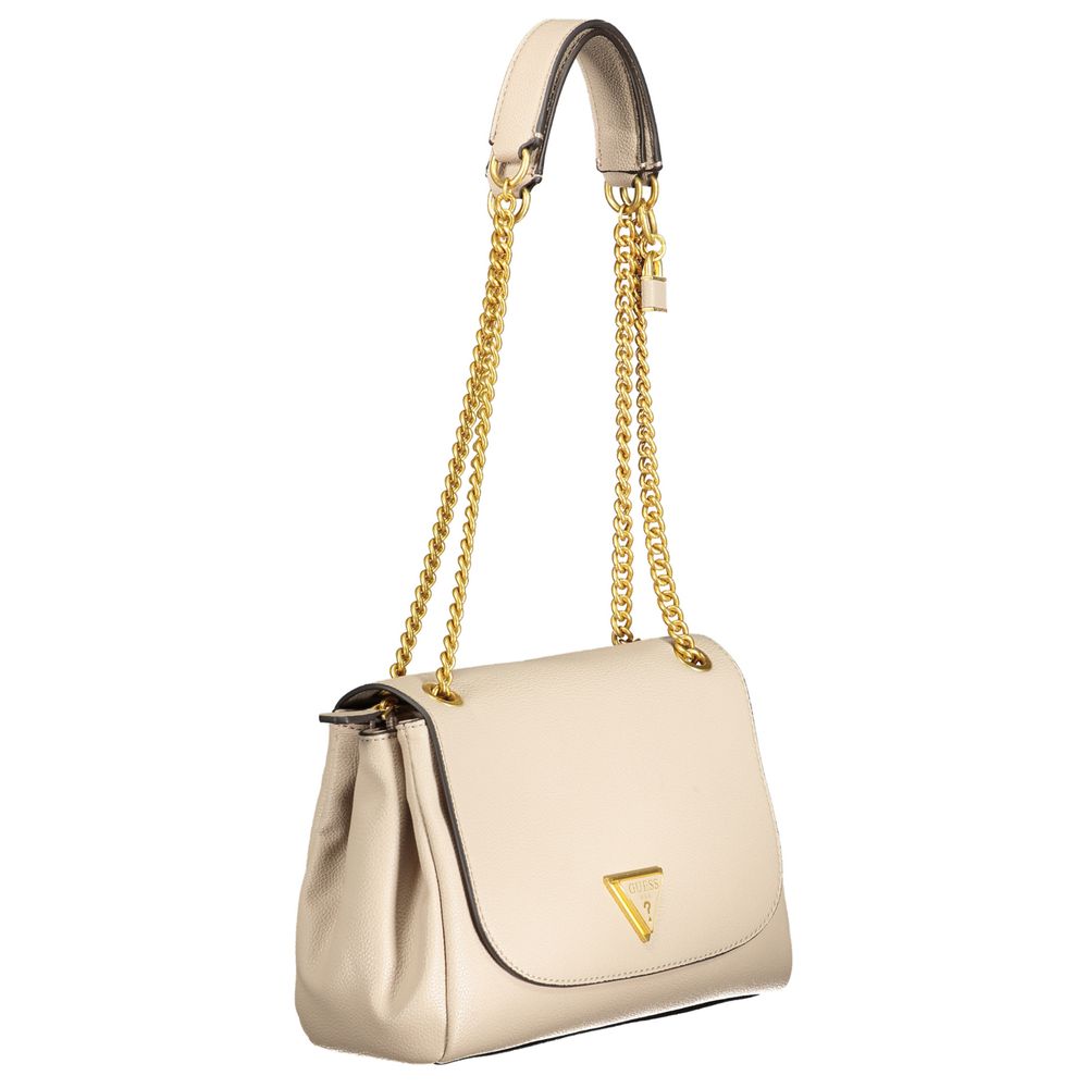 Guess Jeans Beige Polyethylene Handbag