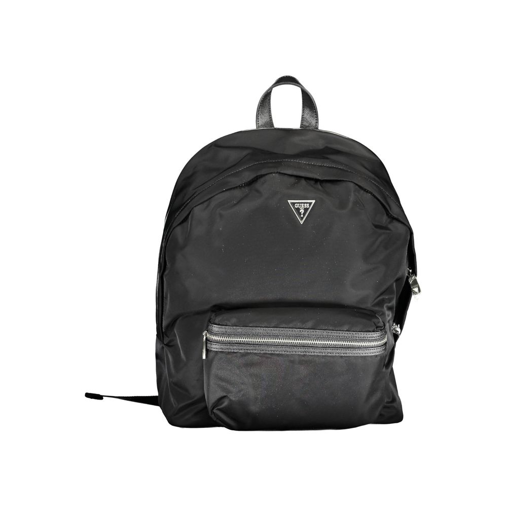 Guess Jeans Black Polyamide Men Backpack