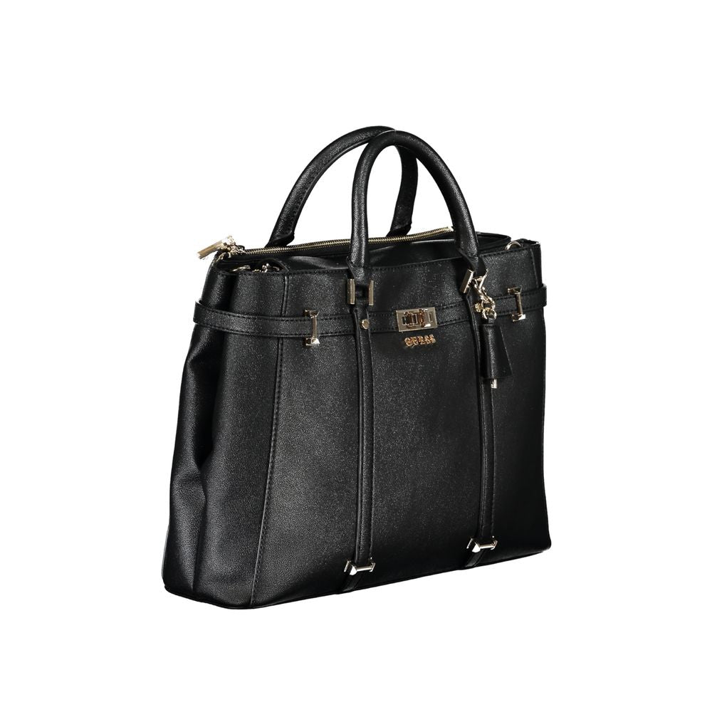 Guess Jeans Black Polyethylene Handbag