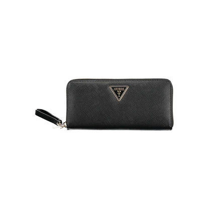 Guess Jeans Black Polyethylene Women Wallet