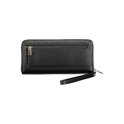 Guess Jeans Black Polyethylene Women Wallet