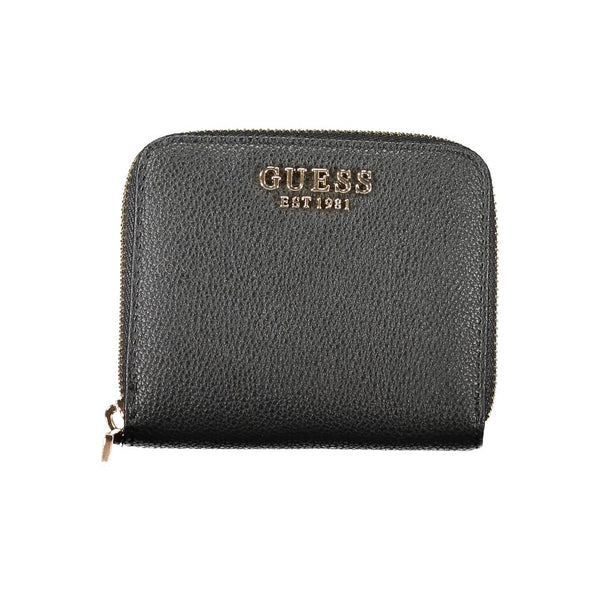 Guess Jeans Black Polyethylene Women Wallet