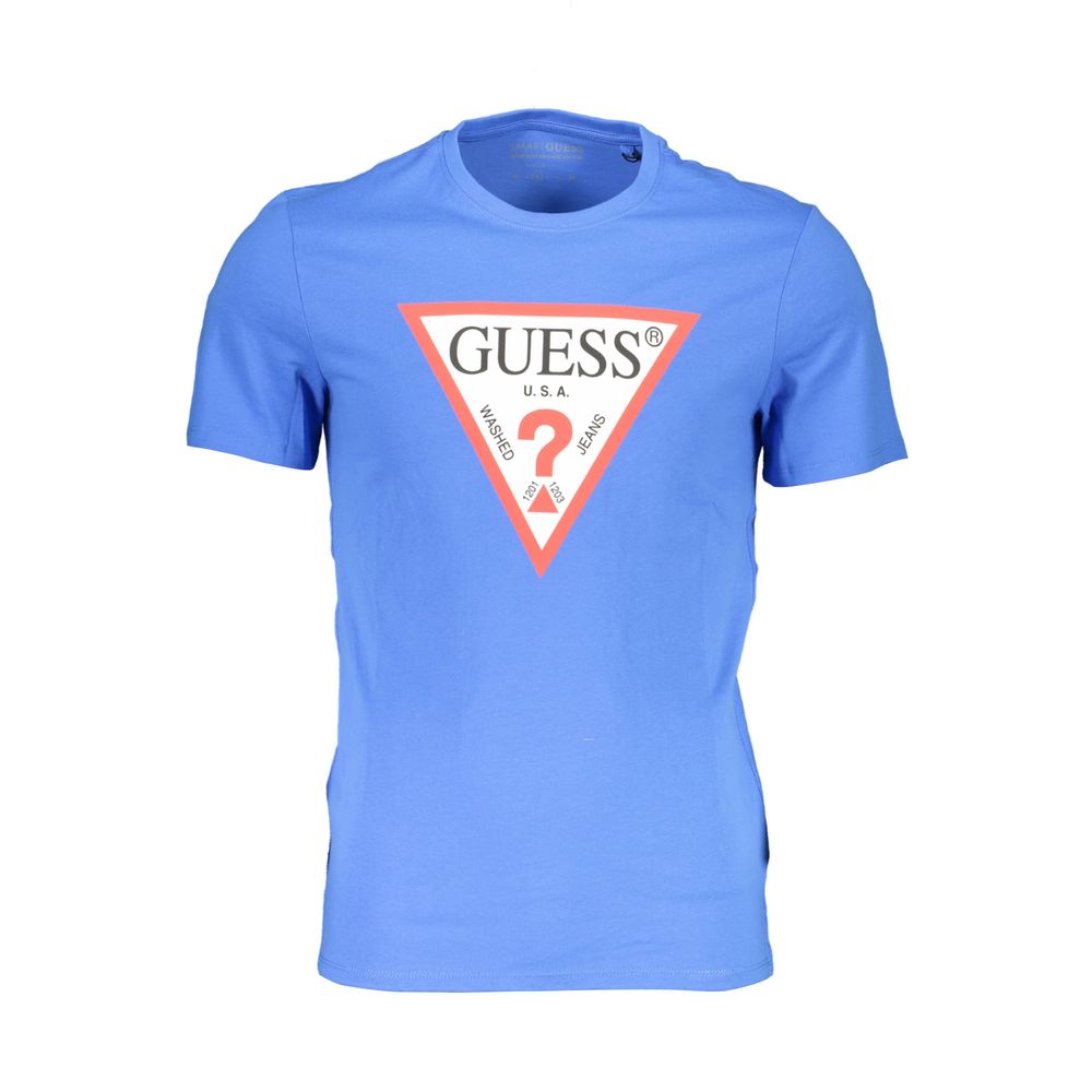 Guess Jeans Blue Cotton Men T-Shirt - XXL