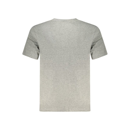 Guess Jeans Gray Cotton Men T-Shirt - M