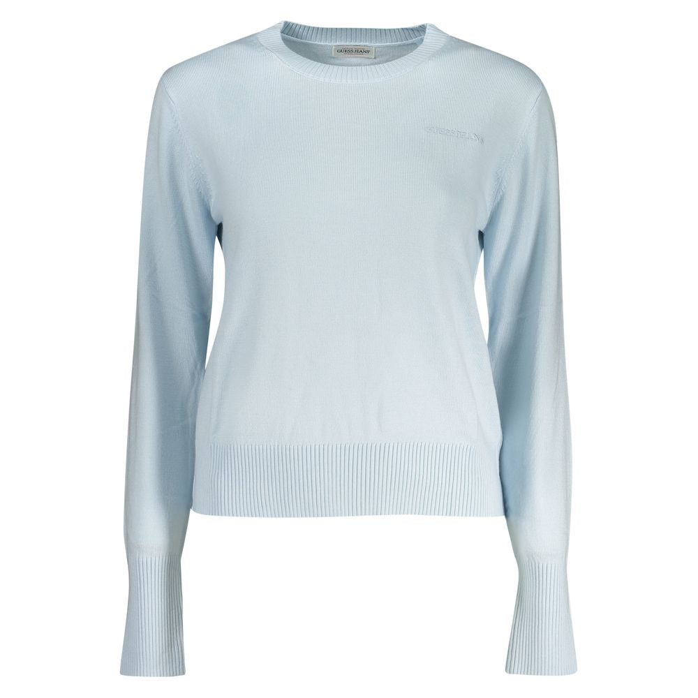 Guess Jeans Light Blue Polyester Women Sweater