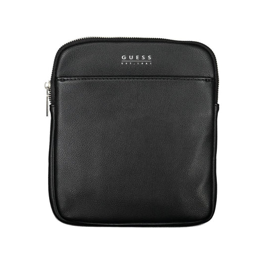 Guess Jeans Sleek Men’s Black Shoulder Bag