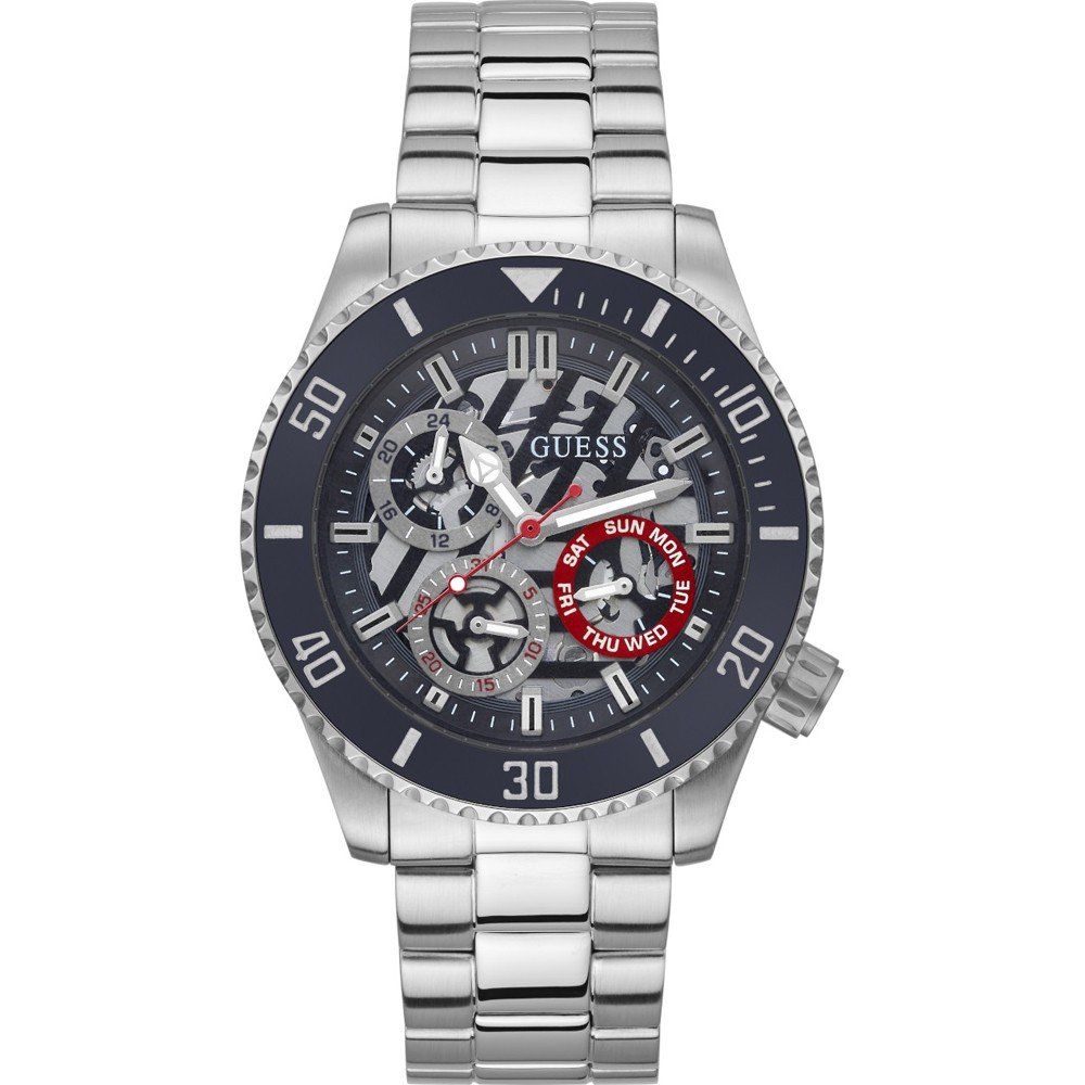 Guess Silver Stainless Steel Watch