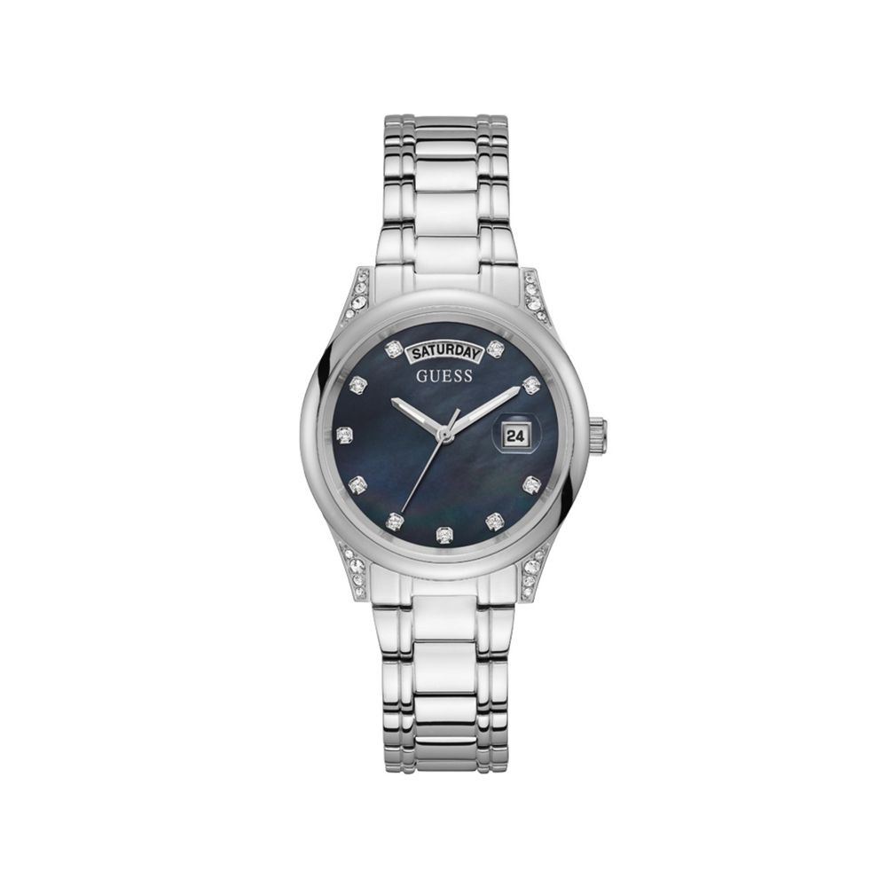 Guess Silver Stainless Steel Watch