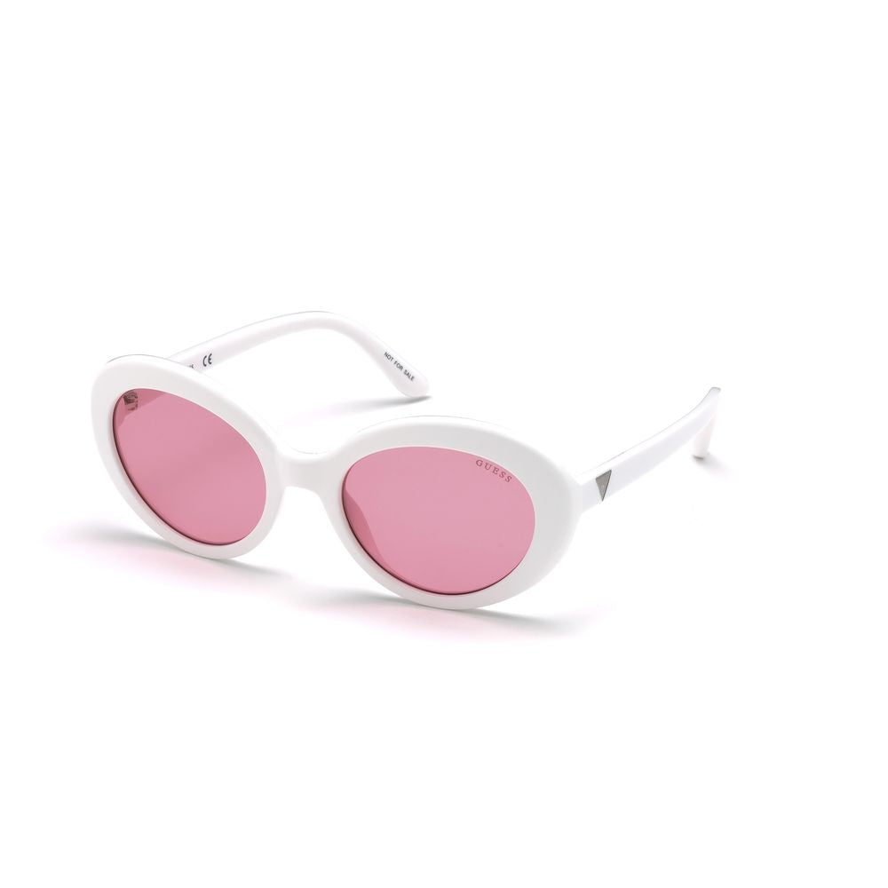 Guess White Acetate Sunglasses