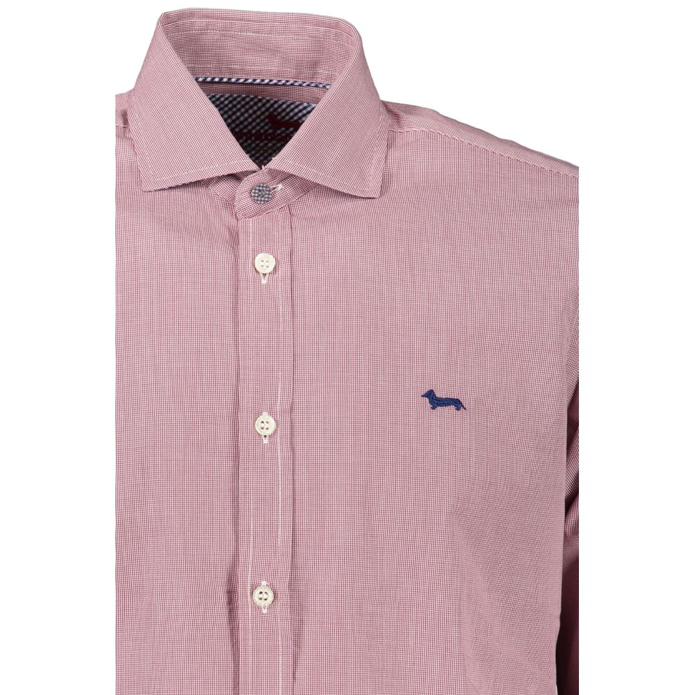 Harmont & Blaine Chic Pink Narrow Fit Long Sleeve Shirt - XXL