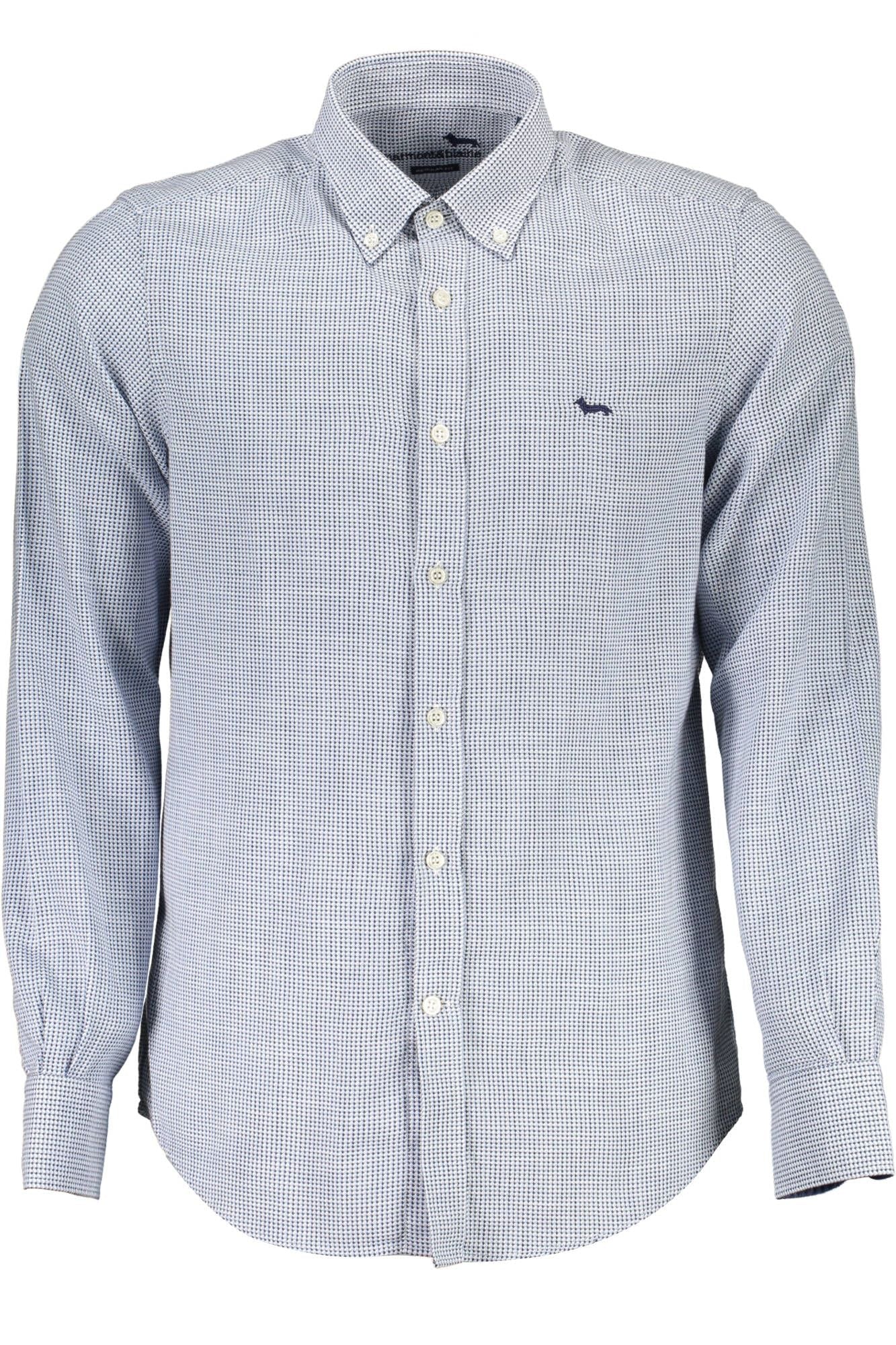 Harmont & Blaine Elegant Light Blue Cotton Shirt for Men - M