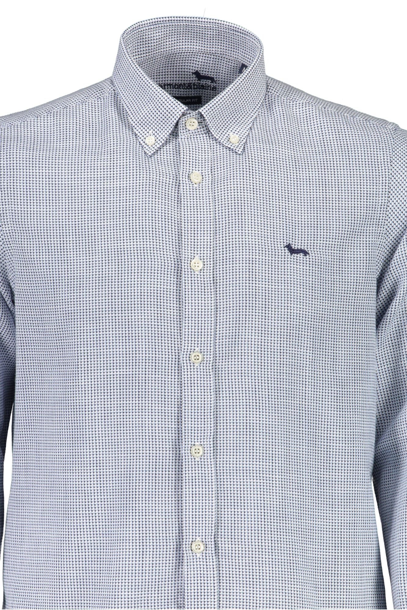 Harmont & Blaine Elegant Light Blue Cotton Shirt for Men - M