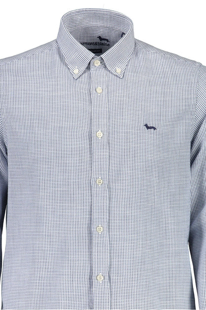 Harmont & Blaine Elegant Light Blue Cotton Shirt for Men - M