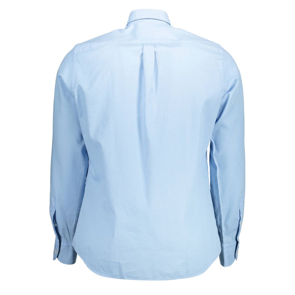 Harmont & Blaine Light Blue Cotton Men Shirt - XXL