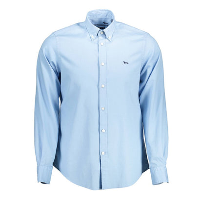 Harmont & Blaine Light Blue Cotton Men Shirt - XXL