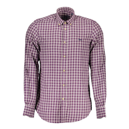 Harmont & Blaine Purple Cotton Men Shirt - XL