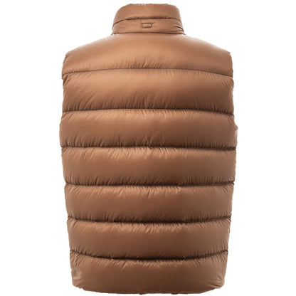 Herno Brown Polyamide Vest - IT50 | L