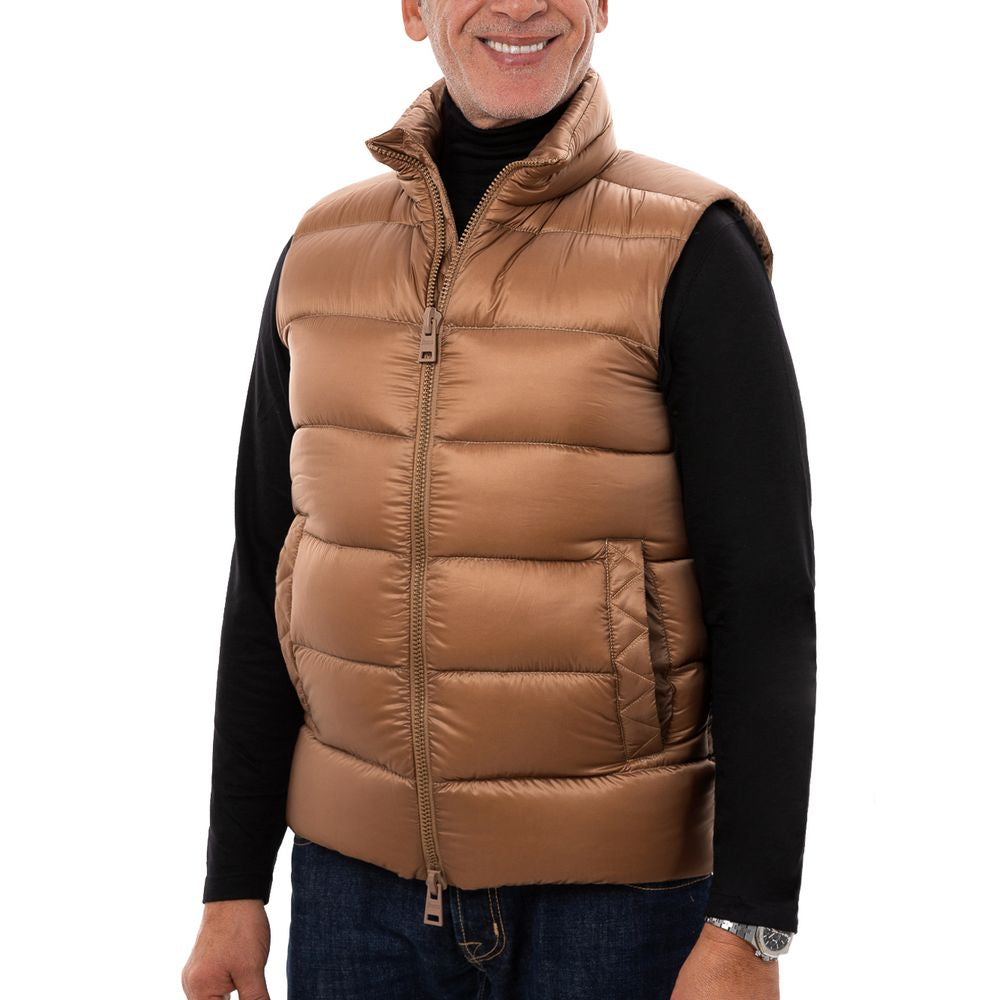 Herno Brown Polyamide Vest - IT50 | L