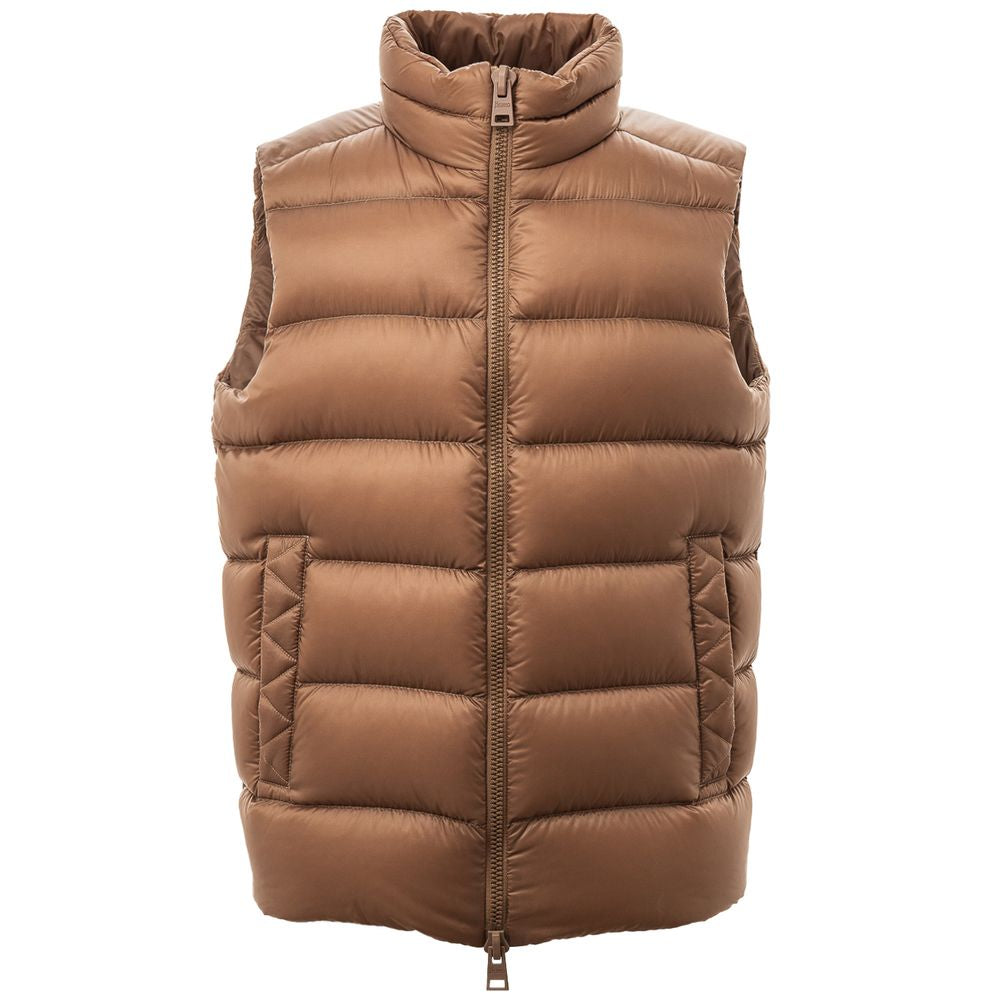 Herno Brown Polyamide Vest - IT50 | L