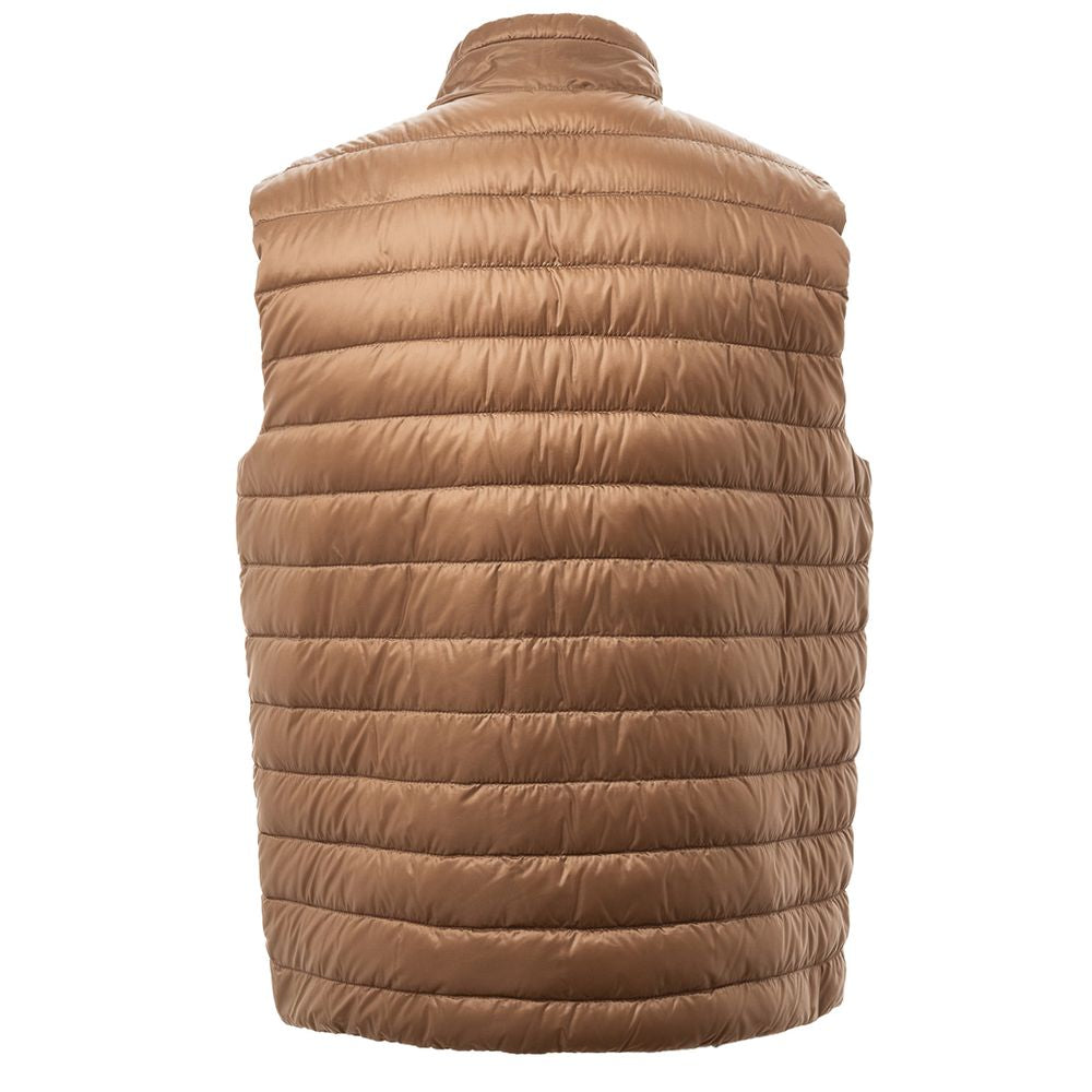 Herno Brown Polyamide Vest - IT50 | L