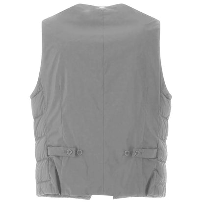 Herno Gray Nylon Vest - IT44 | XS