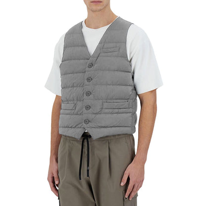 Herno Gray Nylon Vest - IT44 | XS