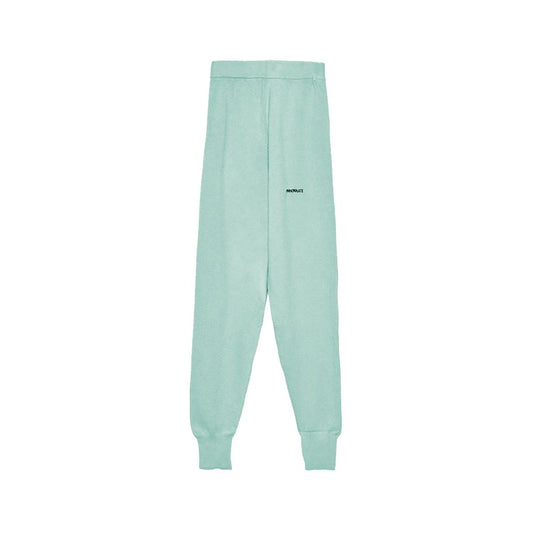 Hinnominate Mint Green Wool Blend Tracksuit Trousers - M