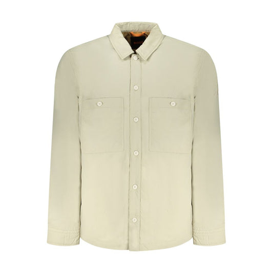 Hugo Boss Beige Polyamide Men Jacket