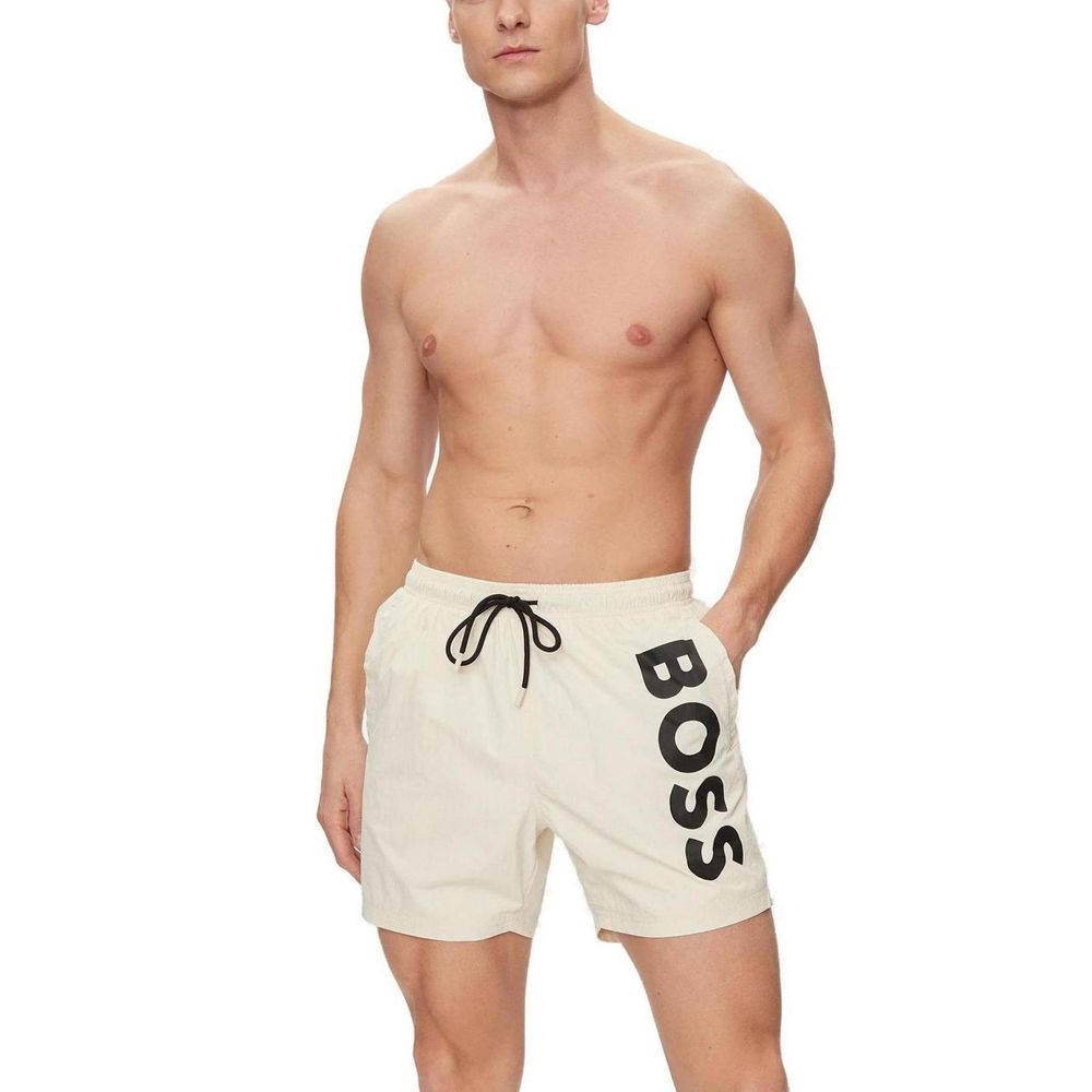 Hugo Boss Beige Polyester Swimwear - IT44 | S