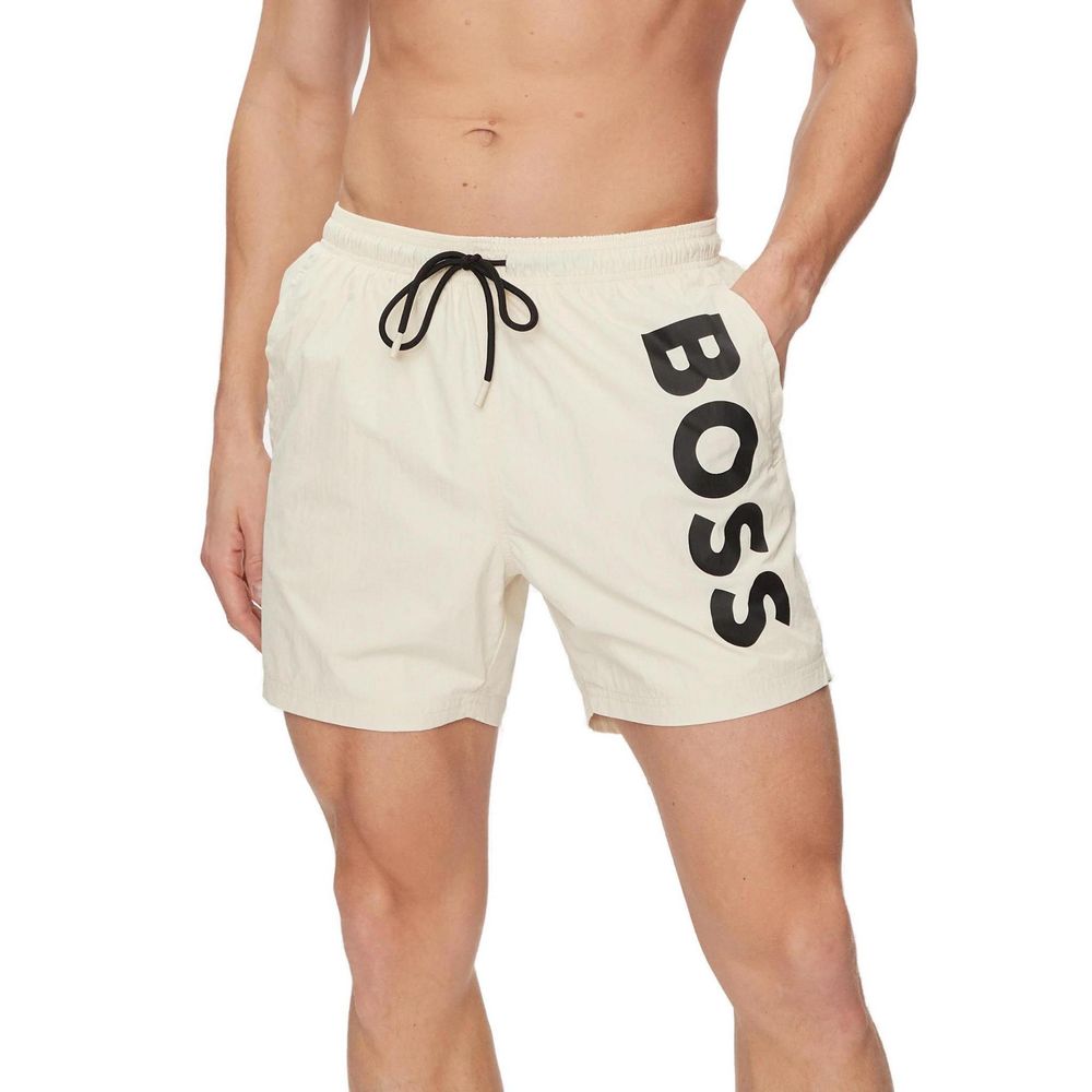 Hugo Boss Beige Polyester Swimwear - IT44 | S