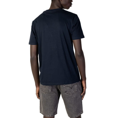 Hugo Boss Blue Cotton T-Shirt - IT44 | S