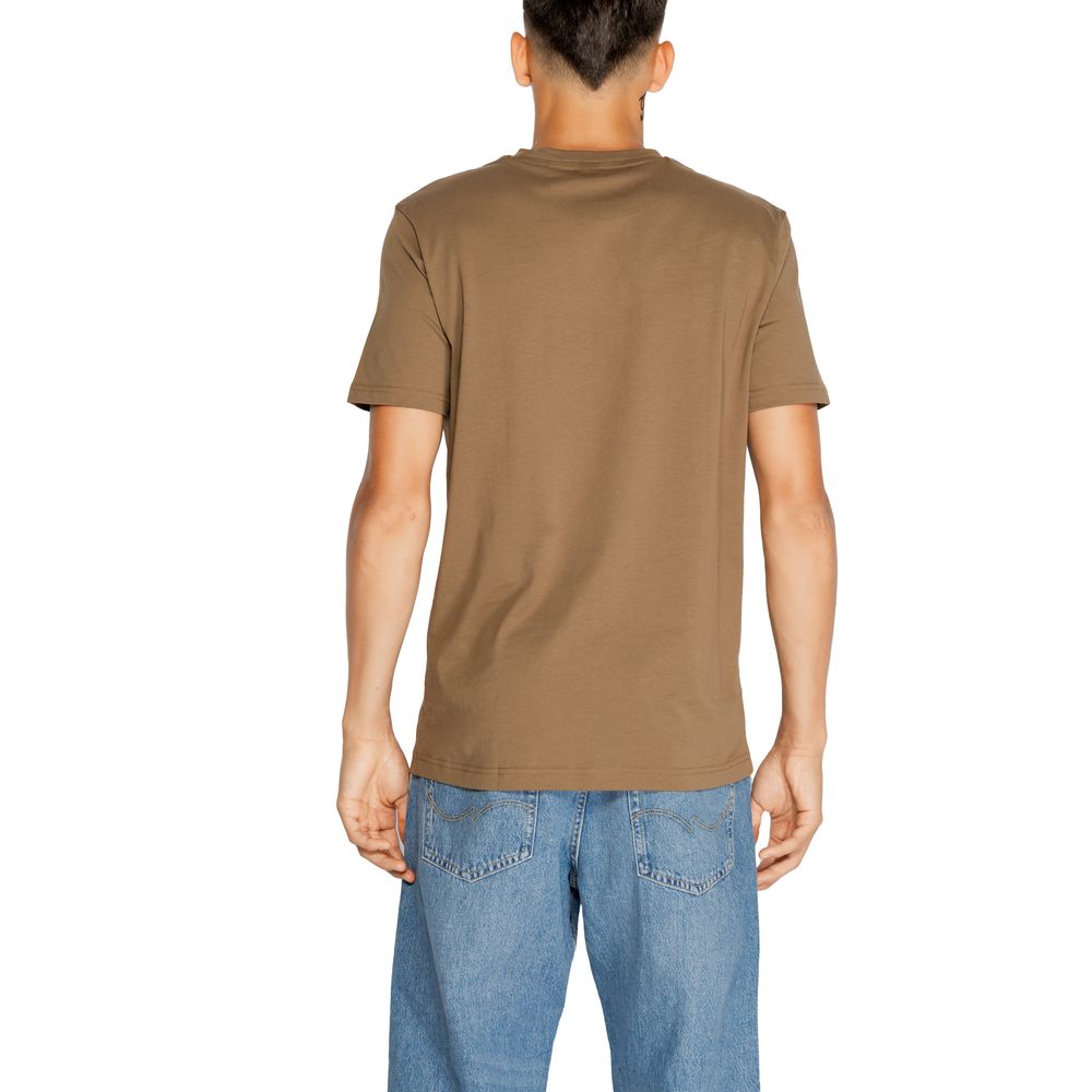 Hugo Boss Brown Cotton T-Shirt - IT46 | M